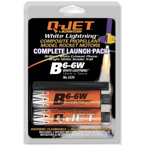 Quest Q-Jet™ B6-6W White Lightning Complete 2-Motor Launch Pack - Q6124